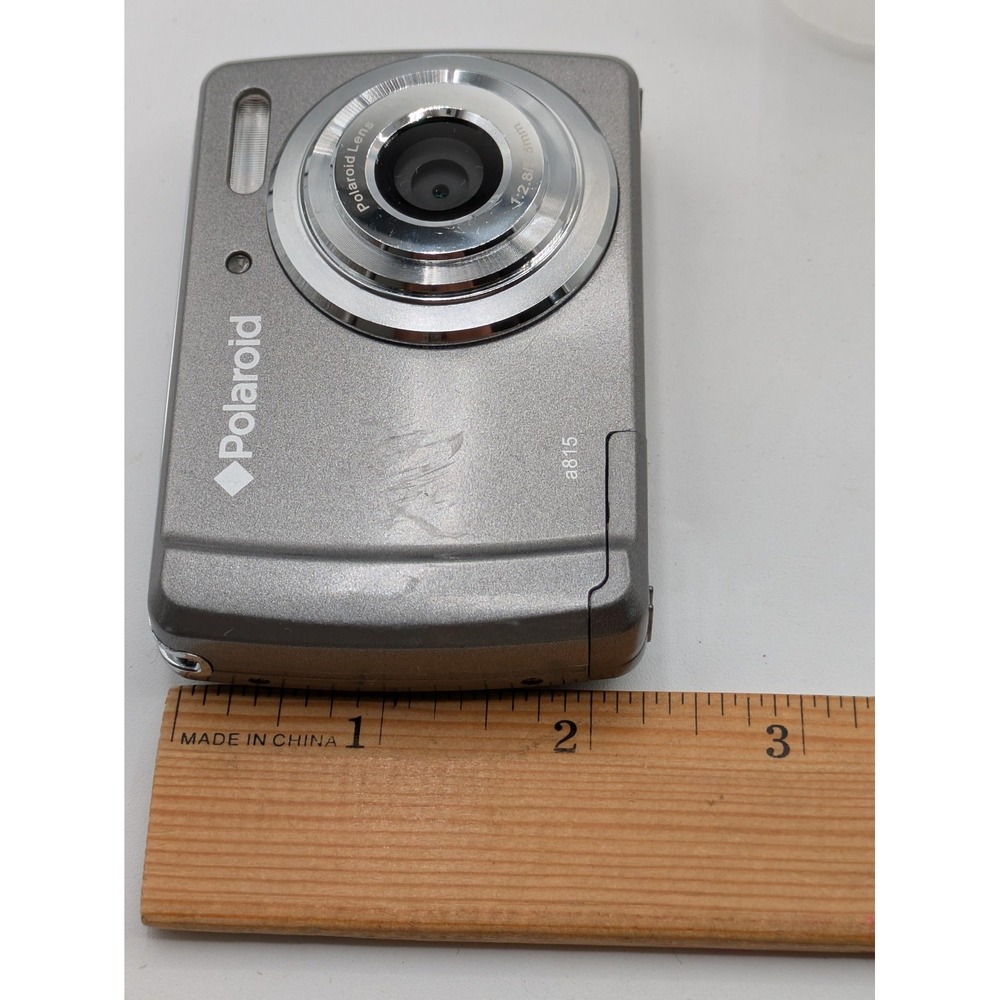 Polaroid A815 Digital Camera 15MP Silver Compact LCD AA SD Point Shoot Tested - Picture 13 of 15